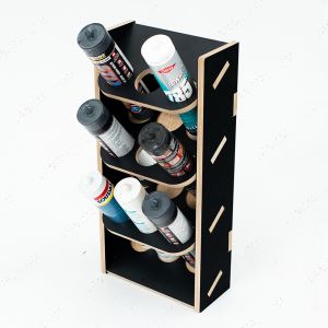 9 Silicone Tube Holder attached to Racking Unit