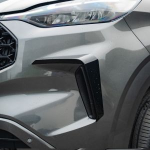 RH side Ford Transit Custom 2023- Gloss Black Front Canards