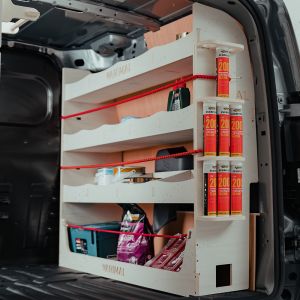 Ford Transit Courier 2024- Full Driver Side Ply Van Racking and Shelving