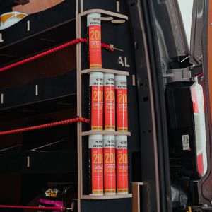 Black Phenolic Plywood x9 Silicone Tube Holder