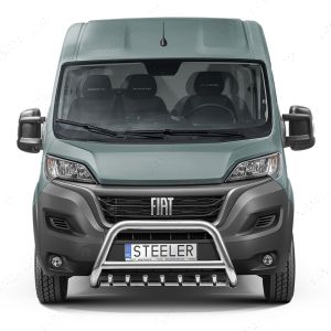 Fiat Ducato 2006- Polished Front A-Bar with Axle Bars