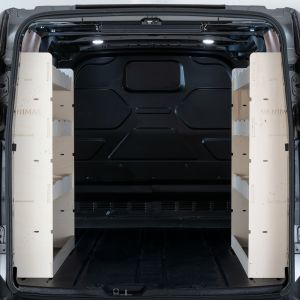 Ford Transit Custom 2012-2023 L2 NS and OS XXL Rear Racking and Shelving Units (Pair)