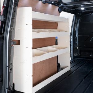 Ford Transit Custom 2012-2023 L2 NS Rear XXL Ply Racking and Shelving Unit
