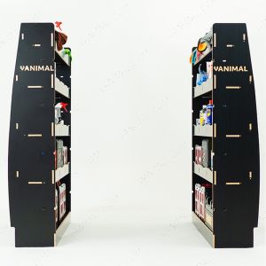 Nissan Interstar 2025 double rear van racking pair in black hexaboard finish