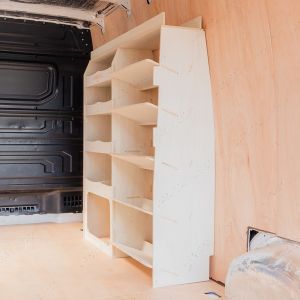 Nissan Interstar 2025 premium plywood front Ulti‑Rack van racking V2