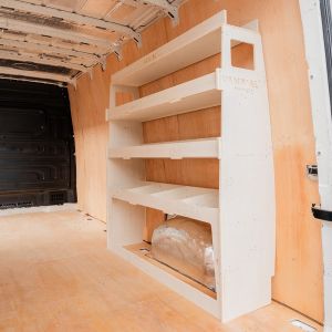 Nissan Interstar 2025 premium plywood rear Ulti‑Rack van racking V2