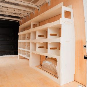 Nissan Interstar 2025 premium plywood driver side Ulti‑Rack van racking