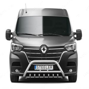 Renault Master 2019-2024 Polished Front A-Bar with Axle Bars