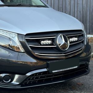 Close-up view of the Mercedes Vito (2020-2023) ST4 Evolution LED Grille Integration Kit
