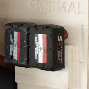Plywood Milwaukee Universal Battery Holder