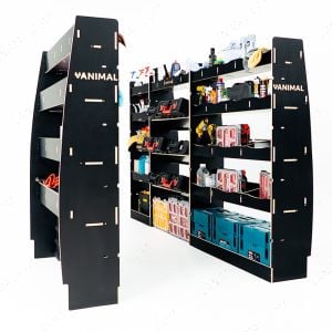 Vauxhall Movano 2010-2021 LWB Hexaboard Double Rear, Front Toolbox and Infill Racking (4 Pack)