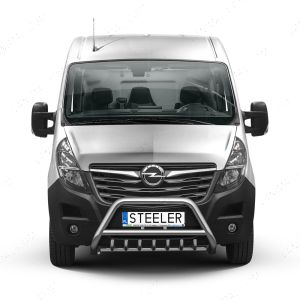 Vauxhall Movano 2019-2021 Polished Front A-Bar With Axle Bars