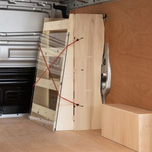 Plywood Universal Glass Rack - 800W 1193H