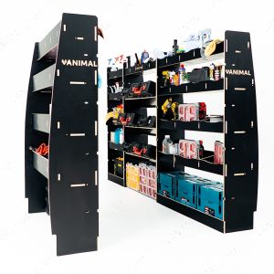 Nissan Interstar 2025 hexaboard racking system with toolbox shelves, front infill and dual rear modules