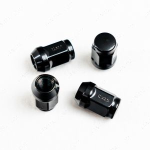 Set of 24 Predator Wheel Nuts in Black (12mm X 1.5mm)