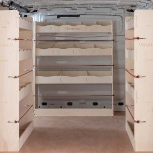 Nissan Primastar LWB L2 2001-2014 Double Rear and Bulkhead Racking (Triple Pack)