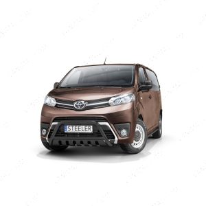 Toyota Proace 2016- Black Front A-Bar with Axle Plate