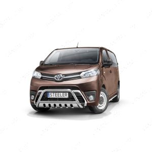 Toyota Proace 2016- Polished Front A-Bar with Axle Plate