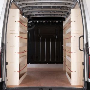 Vauxhall Movano LWB L3 2010-2021 Double Rear Racking and Front Toolbox (Triple Pack)