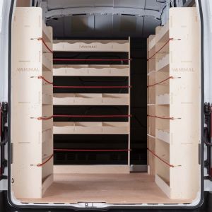 Ford Transit Mk8 LWB Double Rear, Front Toolbox, Infill and Bulkhead Racking (5 Pack)