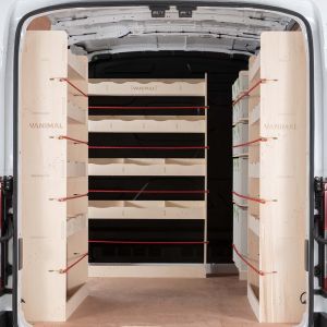 Transit Mk8 LWB L3 Double Rear, Front Festool and Bulkhead Racking (4 Pack)