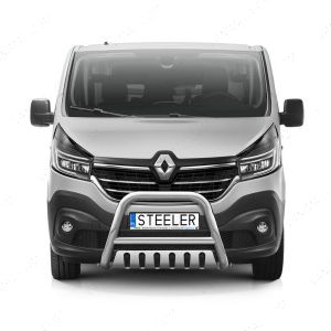 Renault Trafic 2019-2021 Polished Front A-Bar with Axle Plate