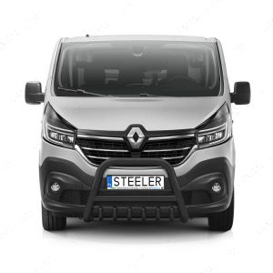 Renault Trafic 2019-2021 Black Front A-Bar with Axle Bars