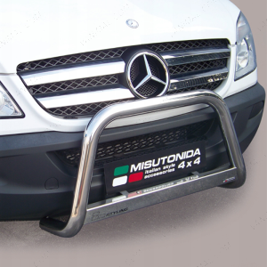 Mercedes Sprinter 2006-2013 Polished Stainless Steel Front A-Bar