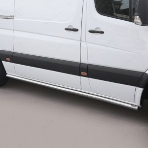 Mercedes Sprinter 2013- MWB Stainless Steel Side Bars 