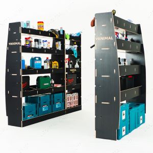 Mercedes Sprinter 2006- LWB Hexaboard Double NS and Rear OS Racking (3 Pack)