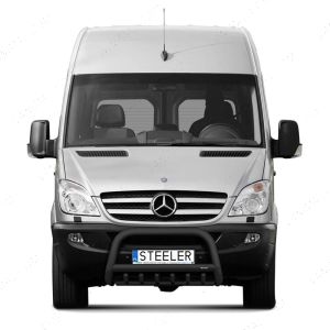Mercedes Sprinter 2006-2018 Black Front A-Bar with Axle Bars