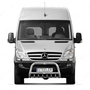 Mercedes Sprinter 2006-2018 Polished Front A-Bar with Axle Bars