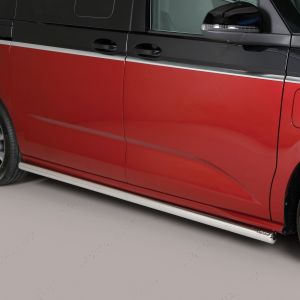 VW Multivan T7 2022- Polished Stainless Steel Side Bars