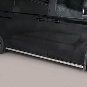 Ford Transit Custom 2023- LWB Polished Side Bars