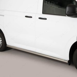 Ford Transit Custom 2023- SWB Polished Stainless Steel Side Bars
