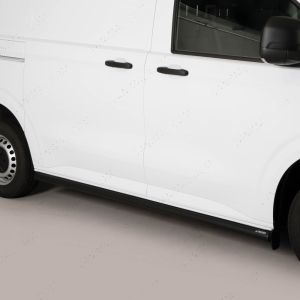 VW Transporter T7 2025- SWB Black Stainless Steel Side Bars