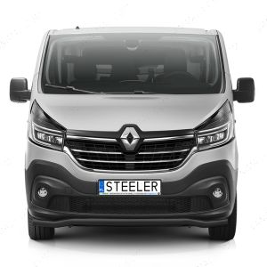 Renault Trafic 2019-2021 Black Stainless Steel Spoiler Bar