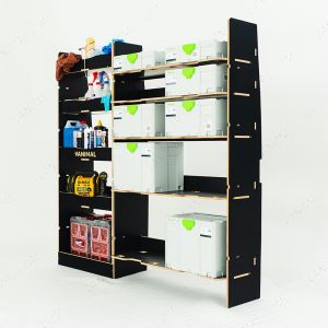 Ford Transit Mk8 Hexaboard Front Festool Shelving and Infill Racking