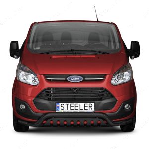 Ford Transit Custom 2012-2018 Black Spoiler Bar with Axle Plate