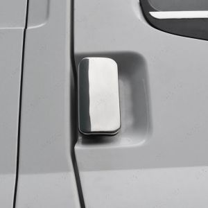Ford Transit Mk6 & Mk7 Stainless Steel 3 Door Handles + Lock Cover