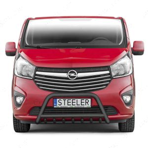 Vauxhall Vivaro B 2014-2019 Black Front A-Bar with Axle Bars