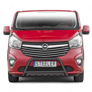 Vauxhall Vivaro B 2014-2019 Black Front A-Bar with Axle Plate