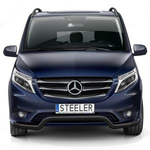 Mercedes Vito W447 2014-2019 Black Front Spoiler Bar