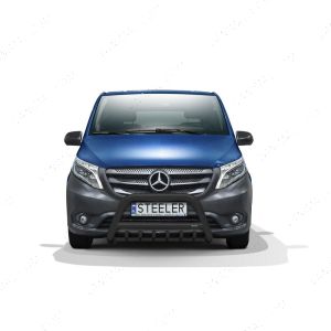 Mercedes Vito W447 2014-2019 Black Front A-Bar with Axle Bars