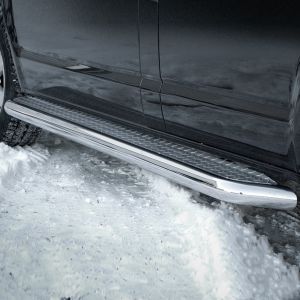 VW Transporter T5 SWB Polished Side Steps