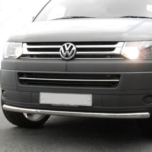 VW Transporter T5 & T5.1 Front Polished Spoiler Bar