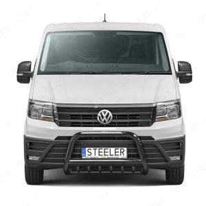 VW Crafter 2017- Black Front A-Bar with Axle Bars