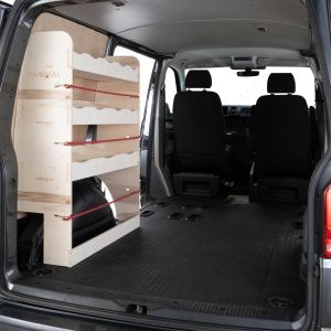 VW Transporter T5 Kombi NS Rear Ply Racking