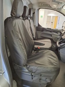 VW Transporter T7 2025- Tailored Waterproof Front Seat Covers (Driver Side and Twin Passenger Seats without Worktray)