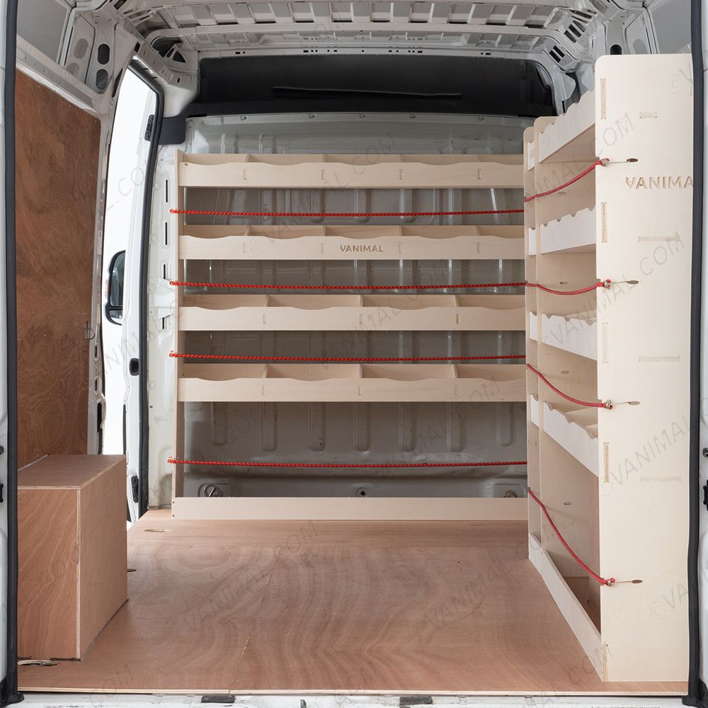 Professional premium plywood L3 racking setup for L3 Nissan Interstar 2025
